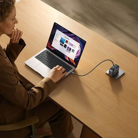 MCDODO SZYBKA ŁADOWARKA SIECIOWA ZASILACZ KOSTKA 3X USB-C USB-A GAN 100W