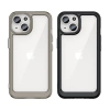 HURTEL ETUI DO IPHONE 15 PLUS Z ELASTYCZNĄ RAMKĄ PRZEZROCZYSTE WZMOCNIONE