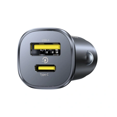 BASEUS ŁADOWARKA SAMOCHODOWA GO TRIP USB-C USB-A 30W DO SAMOCHODÓW SZYBKIE