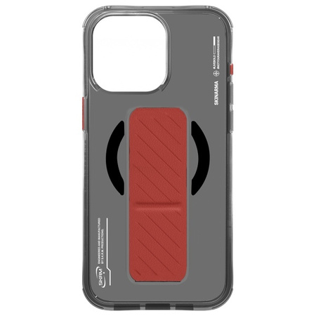 Skinarma etui Axon iPhone 16 Pro 6.3    Magnetic Charging + Grip Stand czarny/black
