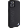 Etui BMW Leather Hot Stamp na iPhone 15 - czarne