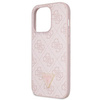Guess GUHCP15LP4TDSCPP iPhone 15 Pro 6.1" różowy/pink hardcase Crossbody 4G Metal Logo