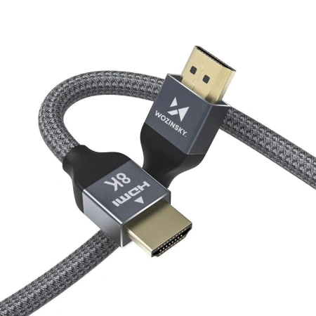 WOZINSKY KABEL HDMI 2.1 8K 60HZ 3M DO TELEWIZORÓW, MONITORÓW, KOMPUTERÓW