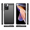 Carbon Case elastyczne etui pokrowiec Xiaomi Redmi Note 11 Pro+ 5G (China) / 11 Pro 5G (China) / Mi11i HyperCharge / Poco X4 NFC czarny