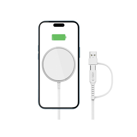 TECH-PROTECT ŁADOWARKA INDUKCYJNA MAGNETIC QI15W-A44 DO IPHONE 12 13 14 15