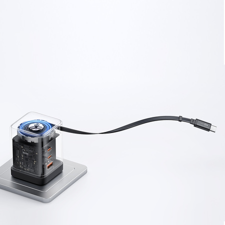 MCDODO SZYBKA ŁADOWARKA SIECIOWA ZASILACZ 3X USB-C + USB-A 100W KABEL 1M