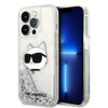 Karl Lagerfeld KLHCP14XLNCHCS iPhone 14 Pro Max 6,7" srebrny/silver hardcase Glitter Choupette Head
