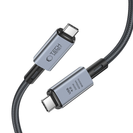 TECH-PROTECT KABEL USB 4.0 DO USB-C 8K 40GBPS PD240W DO SZYBKIEGO ŁADOWANIA