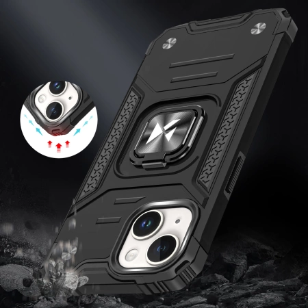WOZINSKY PANCERNE ETUI RING ARMOR DO IPHONE 15 PLUS Z UCHWYTEM OCHRONNYM