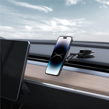 SPIGEN ITS35-3 ONETAP MAGNETIC MAGSAFE WINDSHIELD & DASHBOARD CAR MOUNT BLACK
