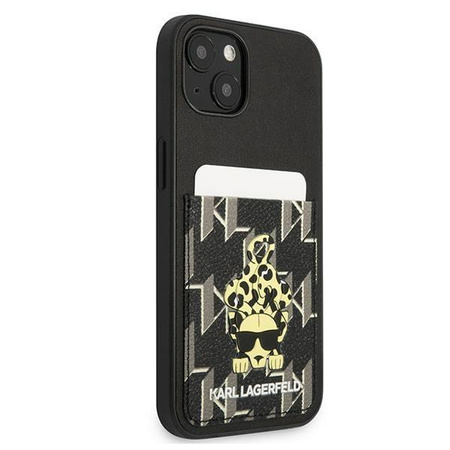 Karl Lagerfeld KLHCP13MCANCNK iPhone 13 6,1" hardcase czarny/black Karlimals Cardslot