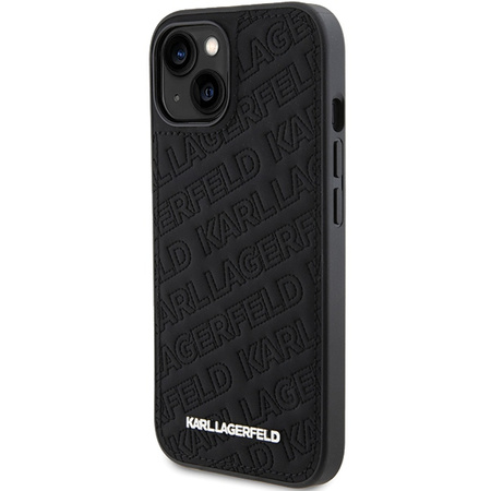 KARL LAGERFELD ETUI HARDCASE DO IPHONE 15 PLUS 14 PLUS 6.7 QUILTED PIKOWANE