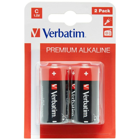 VERBATIM BATERIA C LR14 2SZT DO ZABAWEK I URZĄDZEŃ ELEKTRONICZNYCH