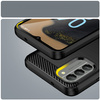 Carbon Case etui Nokia G400 elastyczny silikonowy karbonowy pokrowiec czarne