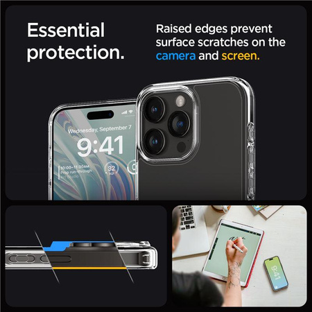 SPIGEN ULTRA HYBRID IPHONE 15 PRO CRYSTAL CLEAR