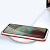 Clear 3in1 etui do Samsung Galaxy A12 5G żelowy pokrowiec z ramką czerwony