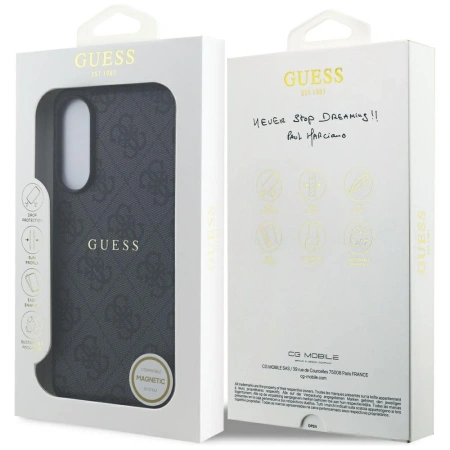 GUESS ETUI 4G RING CLASSIC LOGO DO SAMSUNG GALAXY S25 EDGE MAGSAFE