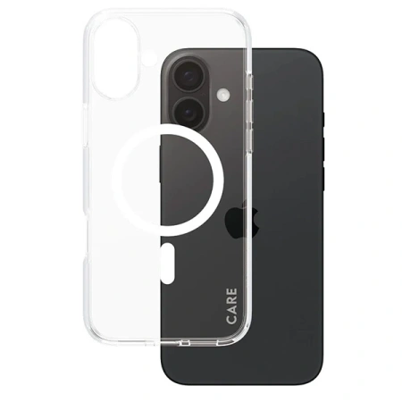 CARE by PanzerGlass Flagship Case iPhone 16 Plus 6.7 biały/white MagSafe 1339
