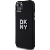 DKNY ETUI HARDCASE LIQUID SILICONE DO IPHONE 15 PLUS 14 PLUS METAL LOGO
