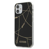 Guess GUHCP12SPCUCHBK iPhone 12 mini 5,4" czarny/black hardcase Gold Chain Collection