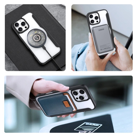 DUX DUCIS ETUI SKIN X PRO DO IPHONE 16 PRO Z DO MAGSAFE I KLAPKĄ CASE