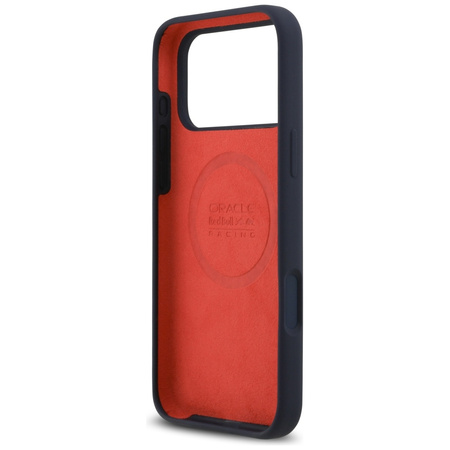 Etui Red Bull Silicone Red Ring MagSafe  do iPhone 17 Pro Max granatowy