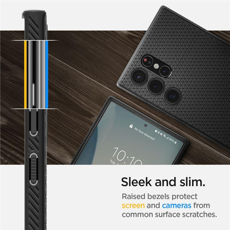SPIGEN LIQUID AIR GALAXY S22 ULTRA MATTE BLACK