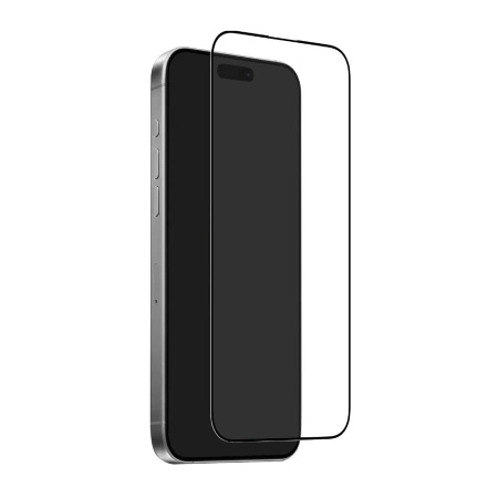 Szkło hartowane Puro Frame na iPhone 17 z aplikatorem i czarną ramką