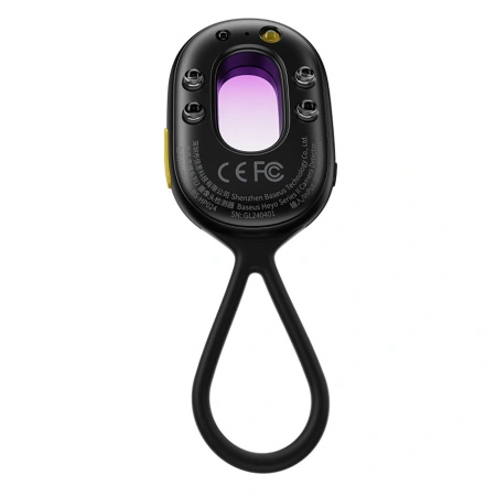 BASEUS WYKRYWACZ UKRYTYCH KAMER DO ALARM Z MINI LATARKĄ I KABLEM USB-A