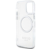 Etui Guess GUHMP12MHTRMS na iPhone 12 / iPhone 12 Pro - srebrne Metal Outline Magsafe