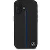 MERCEDES HARDCASE POKROWIEC DO IPHONE 16 6,1 MB BLUE LINE LEATHER