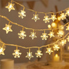 BELINE LAMPKI LED SNOWFLAKE CIEPŁE BIAŁE 3M 20 LAMPEK ZASILANE BATERIA 3XAA