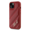 KARL LAGERFELD HARDCASE ETUI DO IPHONE 15 14 13 6.1 DIAGONAL QUILTED SCRIPT