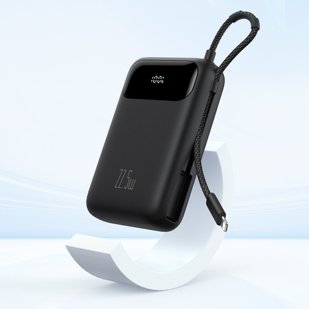 MCDODO POWERBANK 20000MAH WITH DISPLAY USB USB-C 22.5W + LIGHTNING CABLE