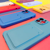 Card Armor Case etui pokrowiec do Xiaomi Redmi 10X 4G / Xiaomi Redmi Note 9 portfel na kartę silikonowe pancerne etui Air Bag czarny