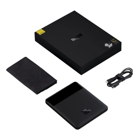 BASEUS POWERBANK BLADE 20000MAH Z 2XUSB 2XUSB-C DO ŁADOWANIA SZYBKIEGO 100W