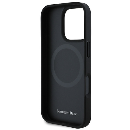 MERCEDES ETUI HARDCASE DO IPHONE 16 PRO MAX DO MAGSAFE SKÓRA WYTRZYMAŁE