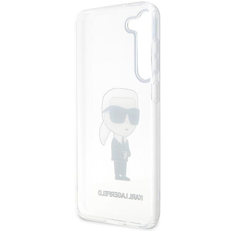 Etui Karl Lagerfeld KLHCS23SHNIKTCT S23 S911 - przezroczyste hardcase Ikonik Etui Karl Lagerfeld