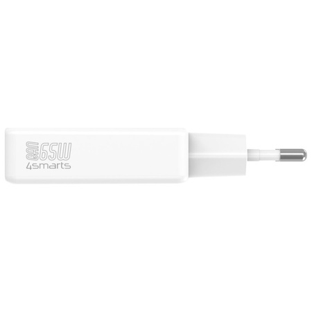4SMARTS ŁADOWARKA SIECIOWA PDPLUG SLIM DUAL 65W GAN 2XUSB-C DO TELEFONÓW