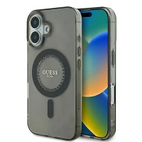 GUESS ETUI CASE DO IPHONE 16 PLUS 6.7 DO MAGSAFE RHINESTONES HARDCASE IML