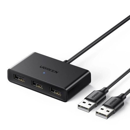 UGREEN PRZEŁĄCZNIK SWITCH BOX USB 2 WEJŚCIA 3 WYJŚCIA DO KOMPUTERA ADAPTER