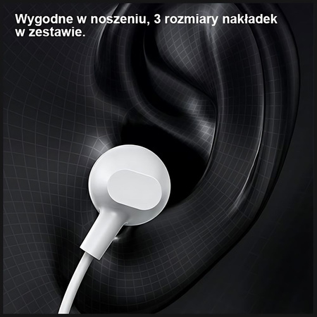 USAMS SŁUCHAWKI STEREO EP-47 3.5MM DO SMARTFONÓW IPHONE SAMSUNG HUAWEI 1,2M