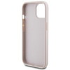 Etui Guess 4G Metal Gold Logo na iPhone 15 - różowe