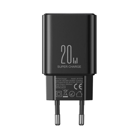 Ładowarka USB C 20W PD Joyroom JR-TCF06 - czarna