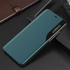 Eco Leather View Case elegancki futerał etui z klapką i funkcją podstawki iPhone 13 mini zielony