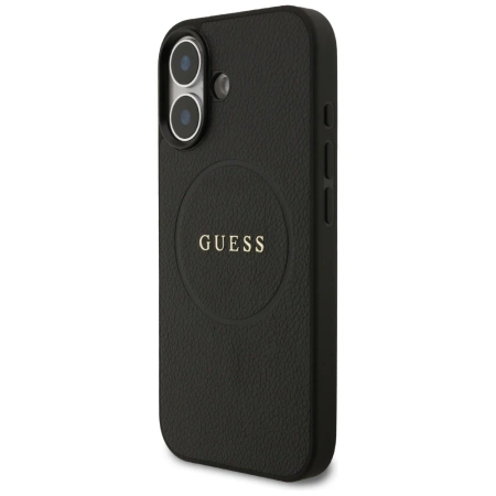 GUESS ETUI GRAINED RING MAGSAFE DO IPHONE 17 Z RINGIEM I MAGNETYCZNYM