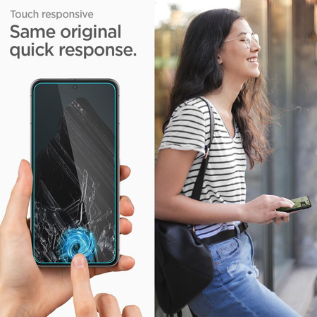 SPIGEN SZKŁO HARTOWANE ALM GLAS.TR 2-PACK DO GOOGLE PIXEL 8 PRO WODOODPORNE
