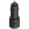Ładowarka samochodowa Motorola           TurboPower 45W Dual USB-A/USB-C z kablem USB-C 1m czarny