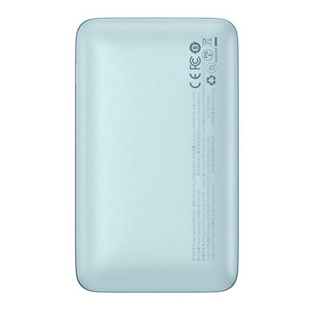 Powerbank Baseus Bipow Pro 20000mAh 22.5W niebieski z kablem USB Typu A - USB Typu C 3A 0.3m (PPBD040303)