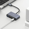 USAMS ADAPTER HUB 4W1 2XUSB 2.0/USB 3.0/USB-C DO LAPTOPA TELEFONU